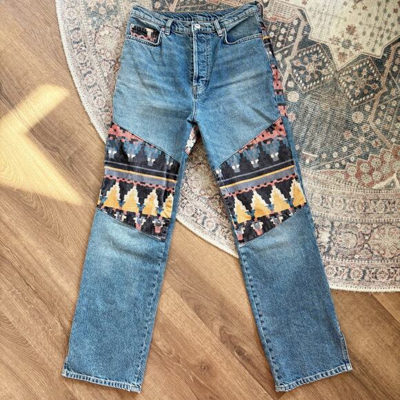 Free People Rocky Mountain Straight Leg Jeans - Picture 2 of 7